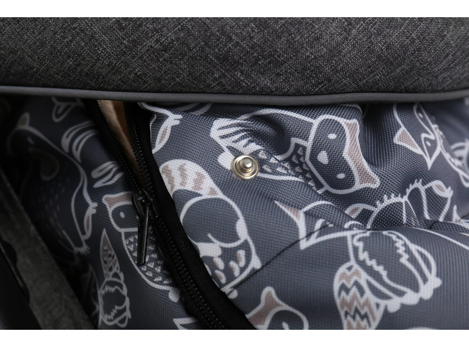 Dětský fusak do kočárku BABYMAM Maxi - Boho/béžový