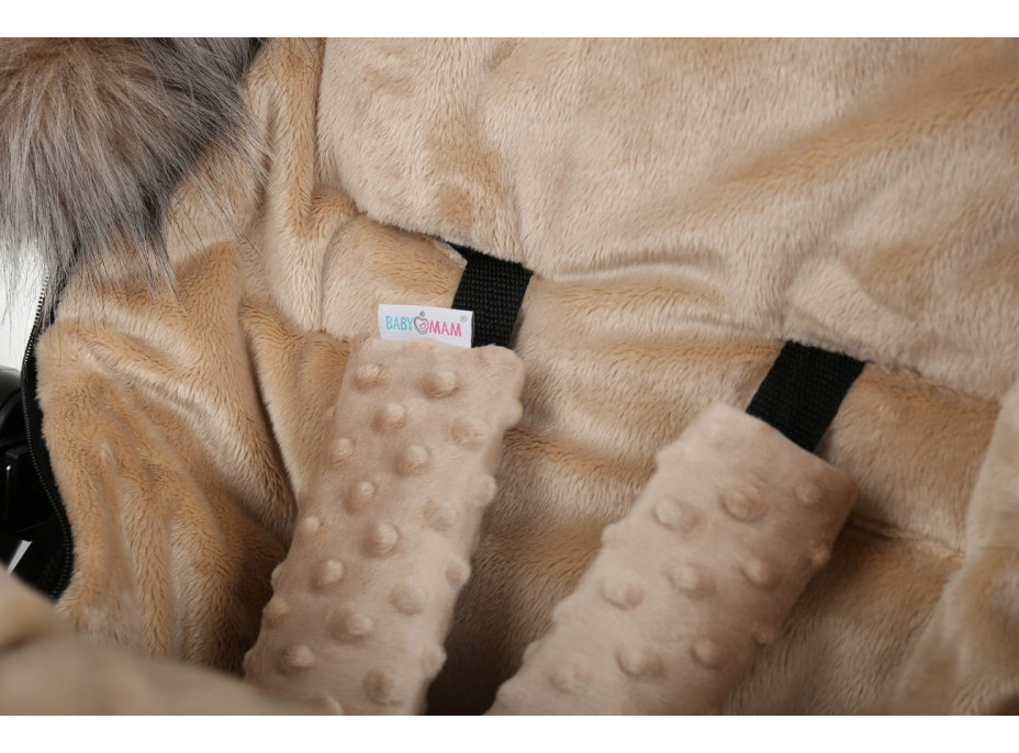 Dětský fusak do kočárku BABYMAM Maxi - Boho/béžový