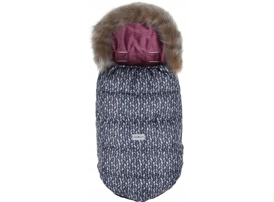 Dětský fusak do kočárku BABYMAM Maxi - Copy/jahodový