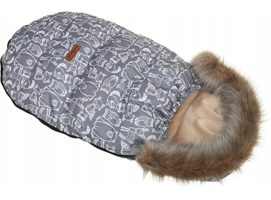 Dětský fusak do kočárku BABYMAM Premium - Boho/béžový