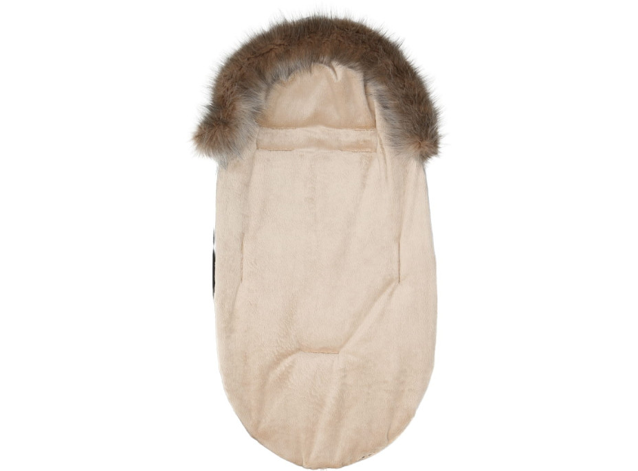 Dětský fusak do kočárku BABYMAM Premium - Boho/béžový