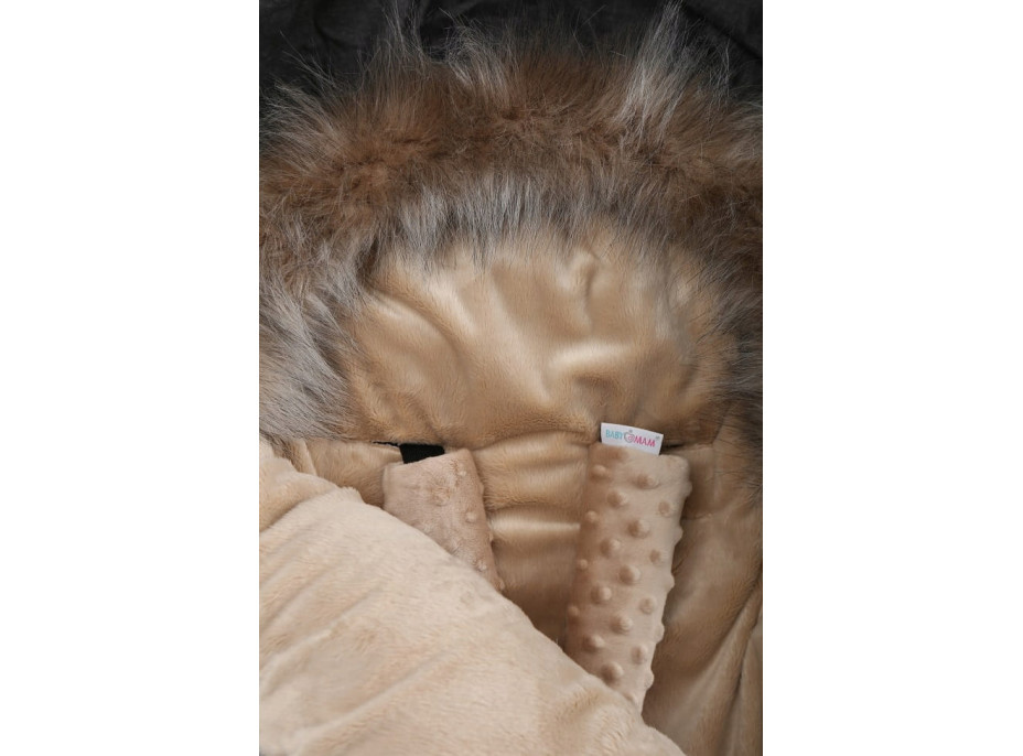 Dětský fusak do kočárku BABYMAM Premium - Boho/béžový