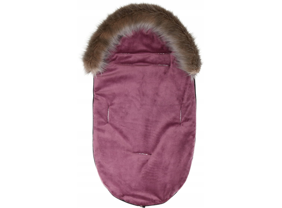 Dětský fusak do kočárku BABYMAM Premium - Copy/jahodový