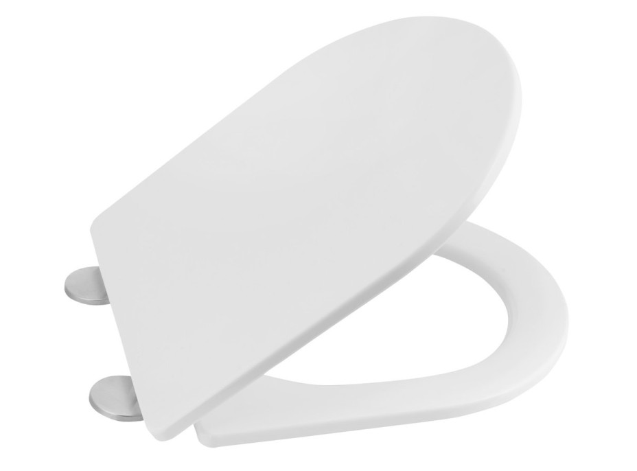 Aqualine ISABELLA WC sedátko, Soft Close, Easy Take, bílá ES8516