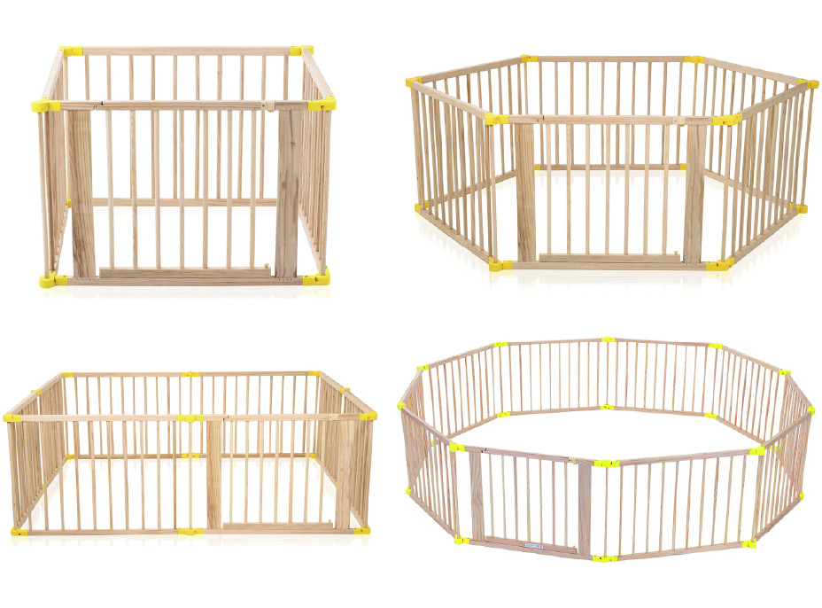 2Kids Toys Dětská dřevěná ohrádka XXL