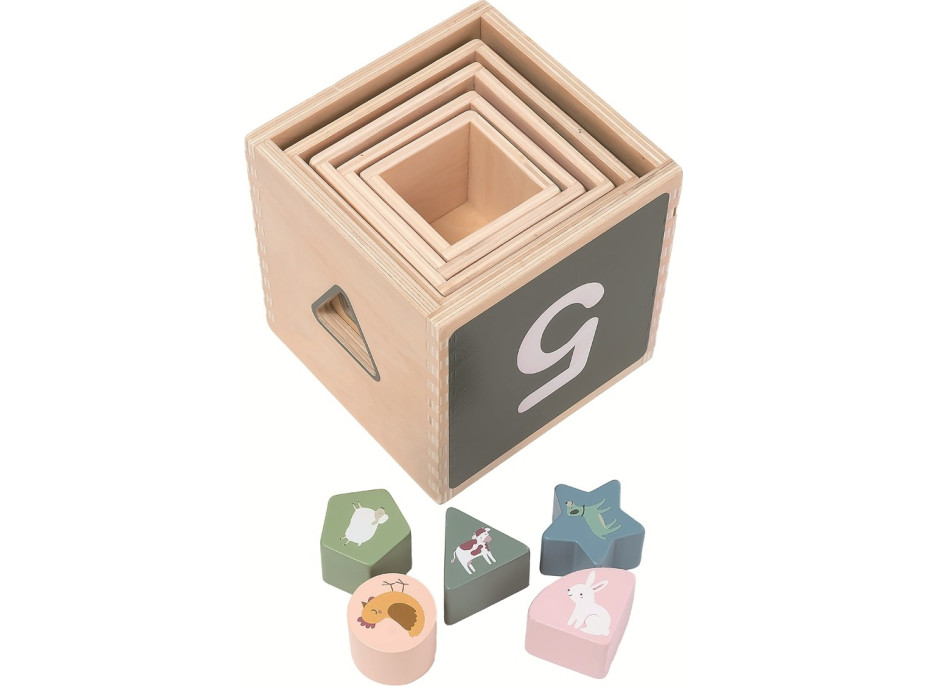 2Kids Toys Skládací věž z kostek Farma