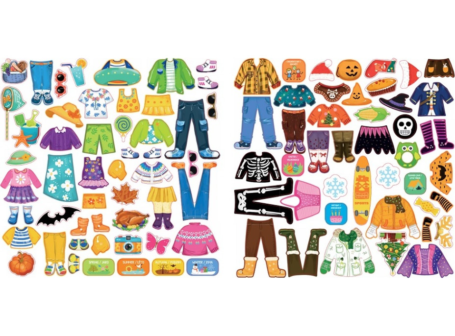 2Kids Toys Magnetické oblékání Rodina