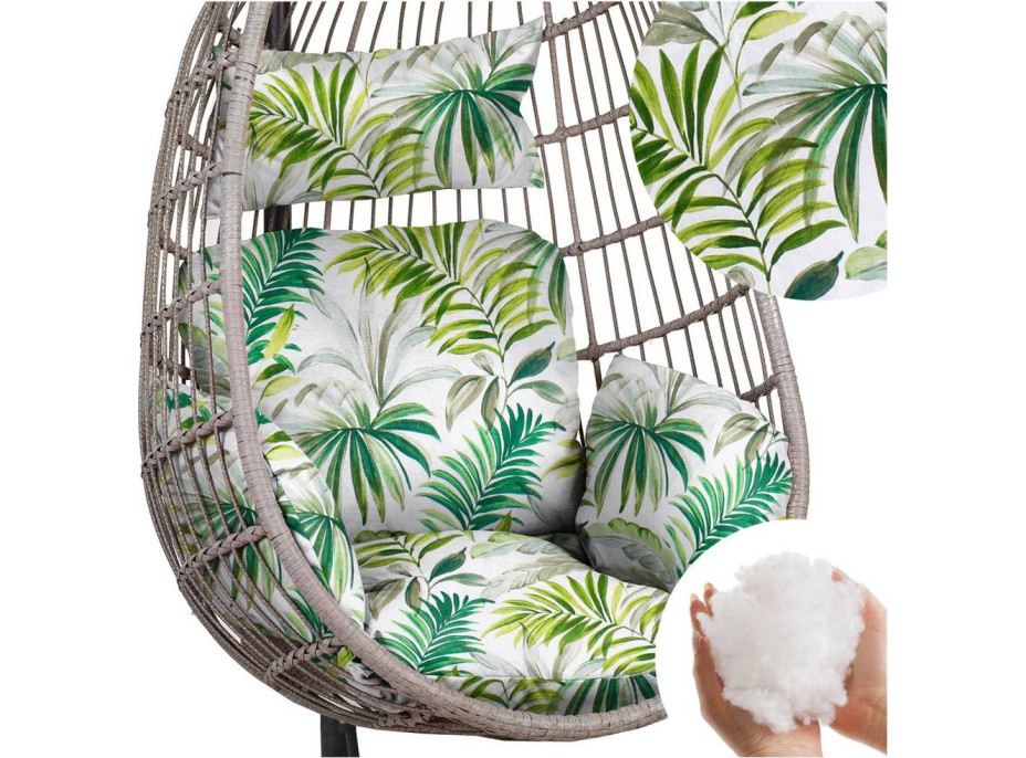 Sedací polštář PRIMA do závěsného houpacího křesla - Fenix - zelený