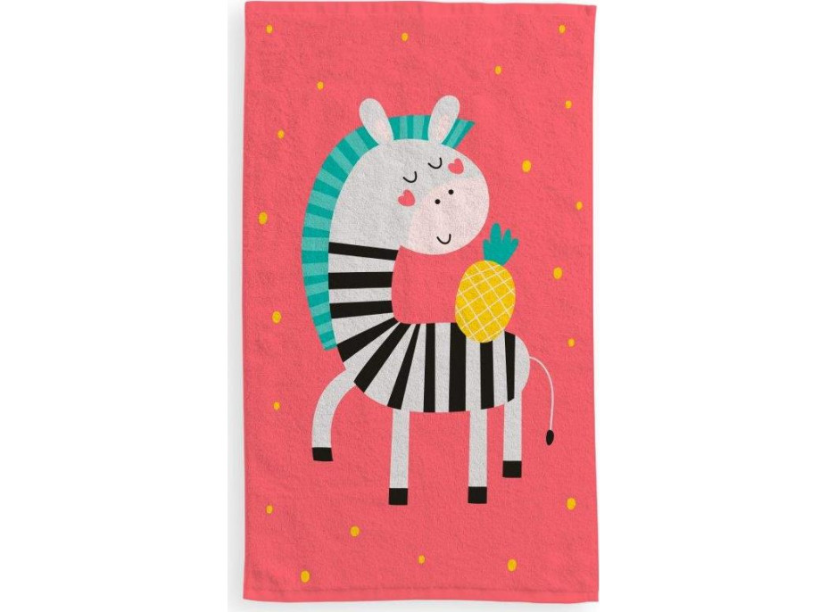 Dětský bavlněný ručník KIDS 30x50 cm - Zebra