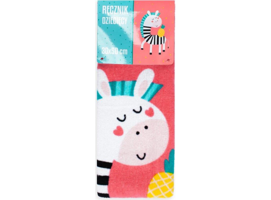Dětský bavlněný ručník KIDS 30x50 cm - Zebra