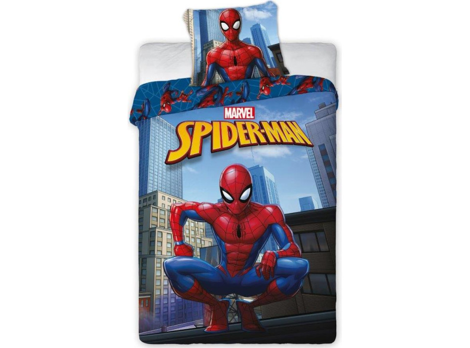 Dětské bavlněné povlečení SPIDER-MAN - 160x200 cm