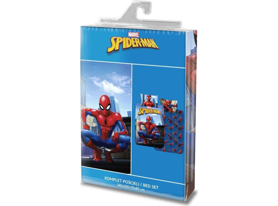 Dětské bavlněné povlečení SPIDER-MAN - 160x200 cm