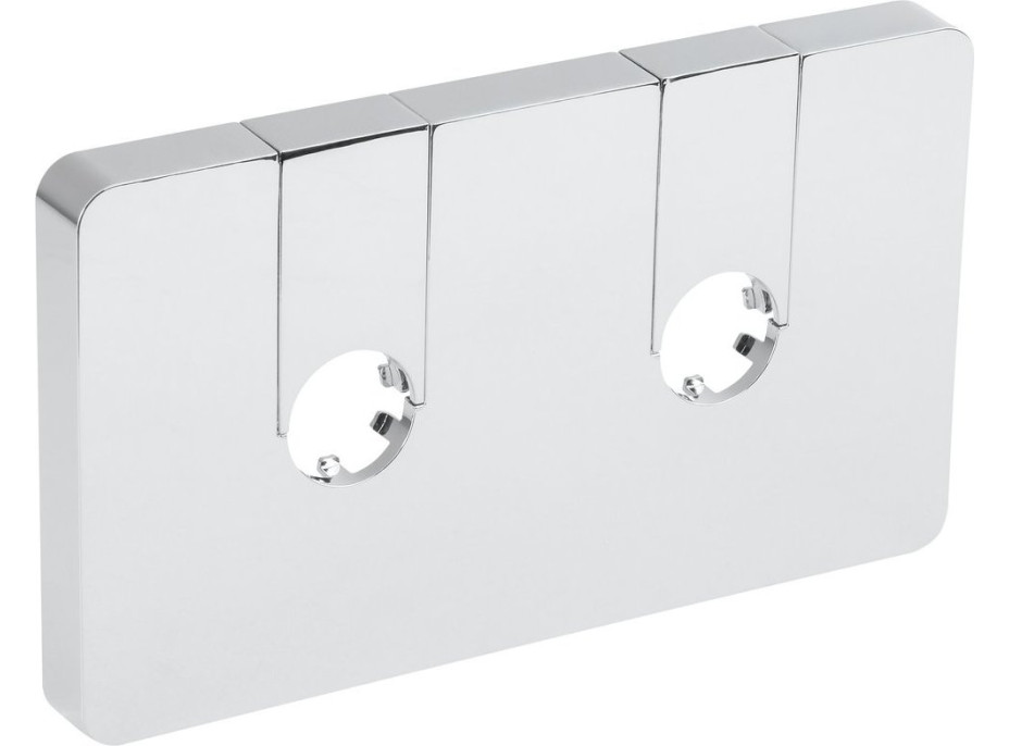 Aqualine Q-START krycí rozeta pro středové připojení, chrom QS515C