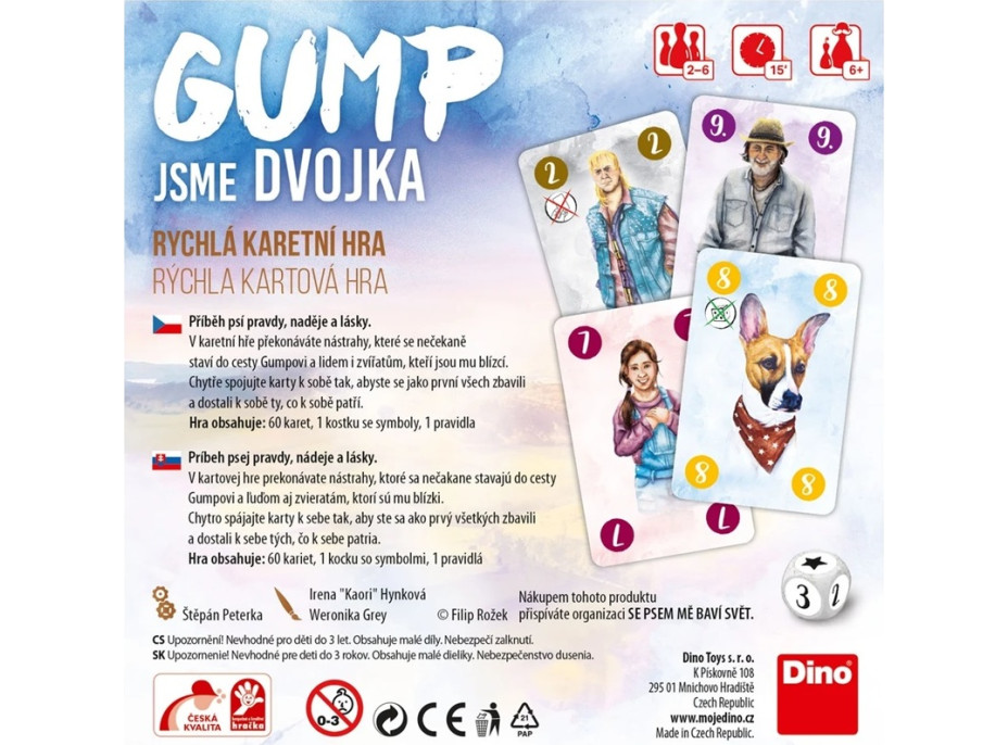 Dino Cestovní hra Gump Jsme dvojka