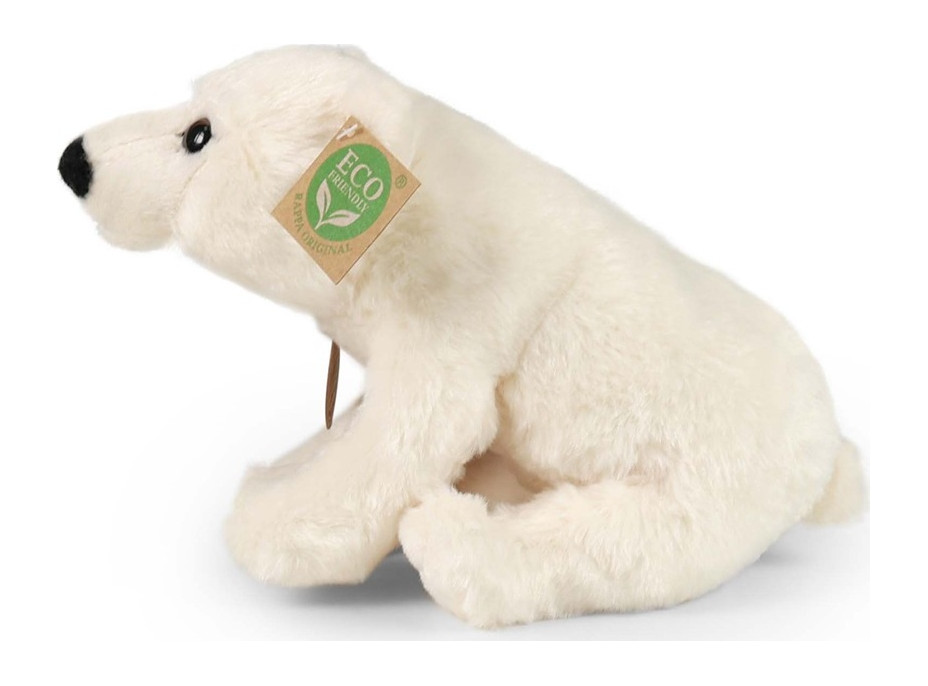 Rappa Plyšový medvěd lední 25 cm ECO-FRIENDLY