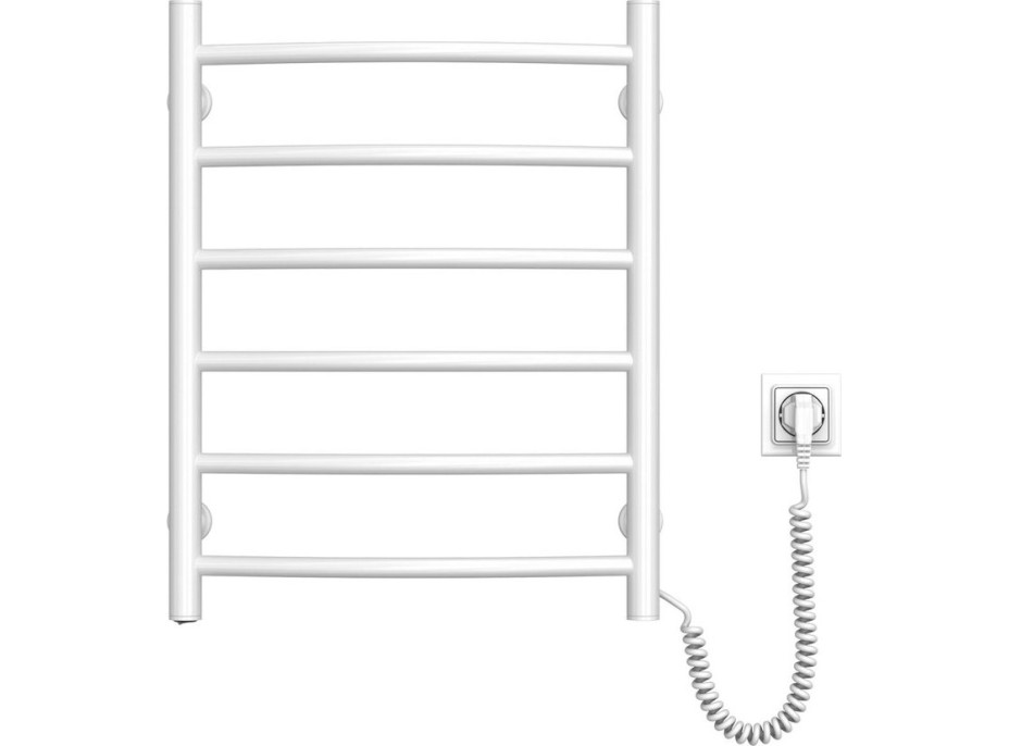Aqualine SUPE elektrický sušák ručníků, 480x600mm, 148W, bílý SU148