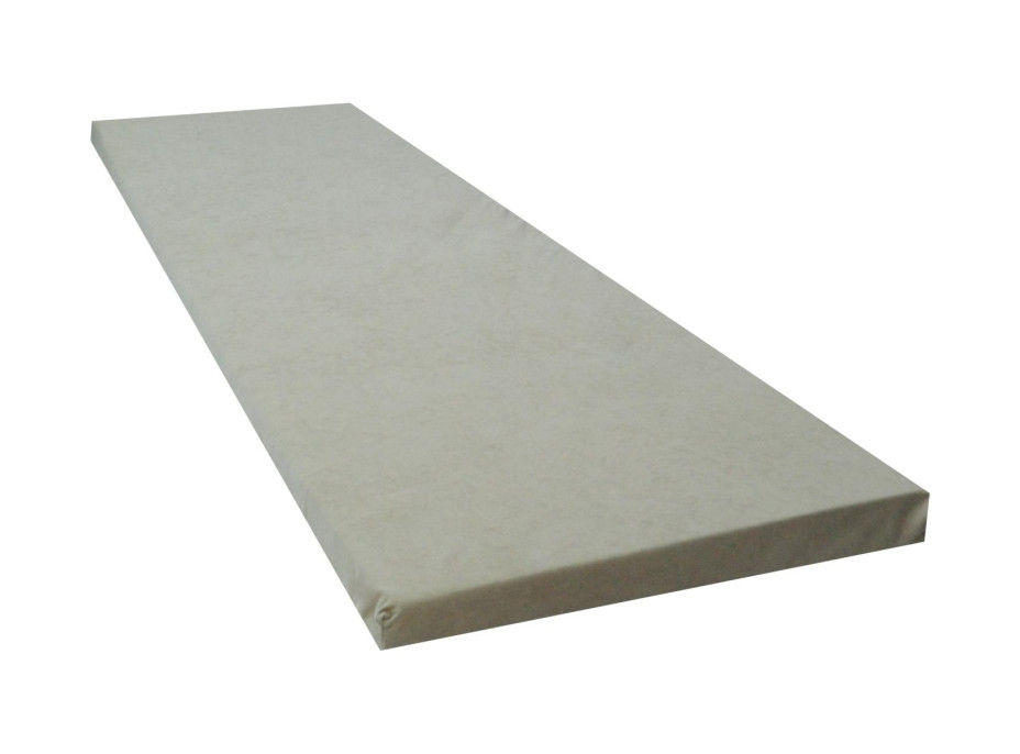 Cestovní turistická prošívaná matrace 198x60x5 cm - béžová