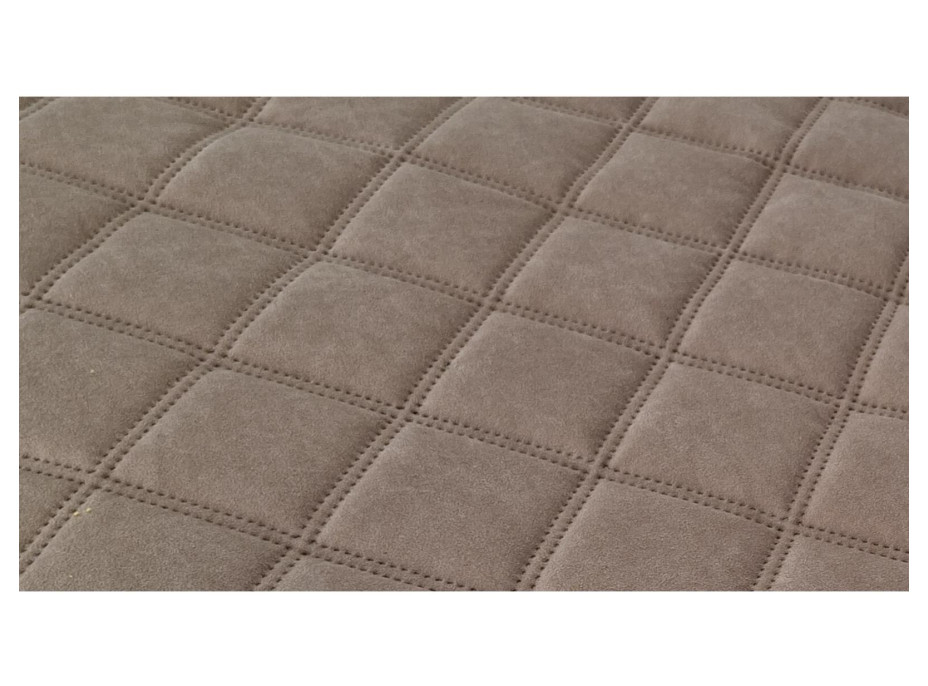 Cestovní turistická prošívaná matrace 198x60x5 cm - tmavě béžová