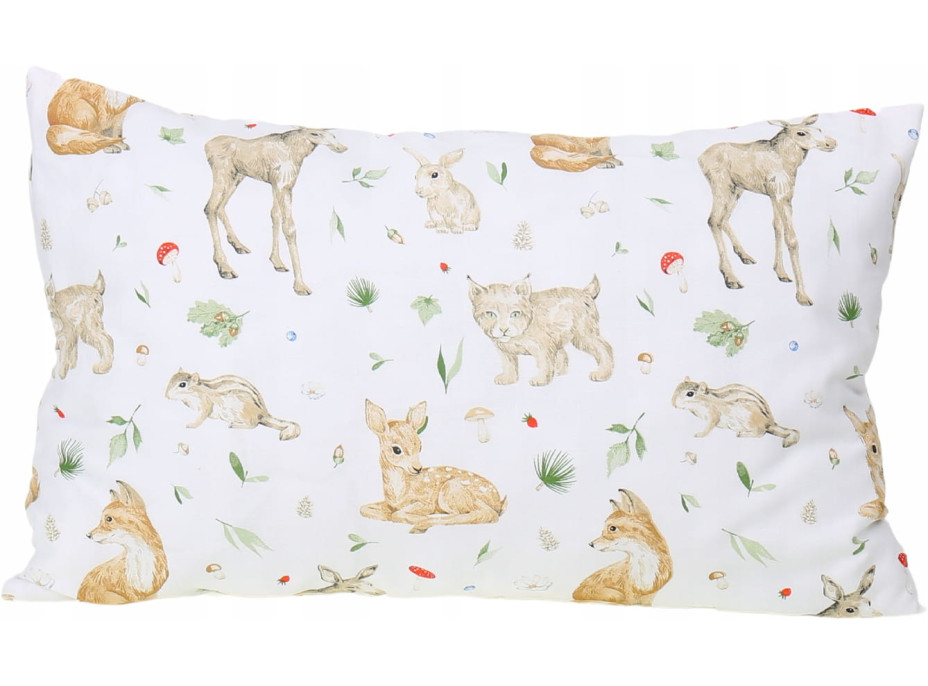 Dětské bavlněné povlečení do postýlky 120x90 cm BABYMAM PREMIUM - Lesní zvířátka