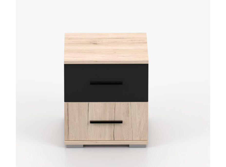 Noční stolek BENNY - dub sanremo