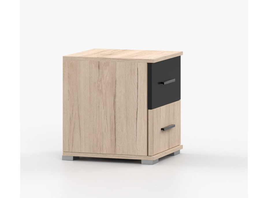 Noční stolek BENNY - dub sanremo
