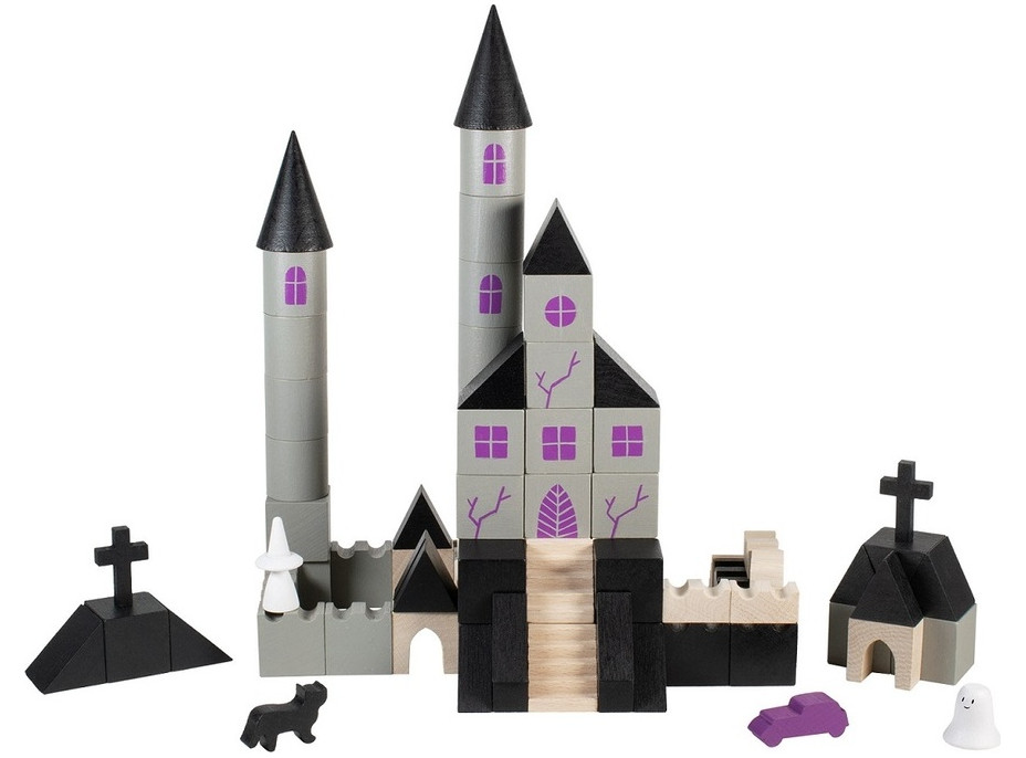 Detoa Dřevěná stavebnice Strašidelný hrad