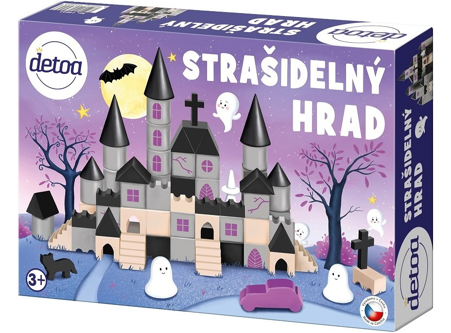 Detoa Dřevěná stavebnice Strašidelný hrad