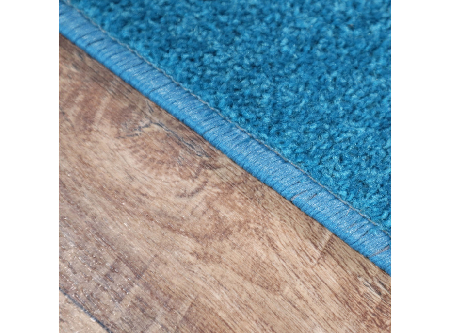 Kusový koberec Eton tyrkys