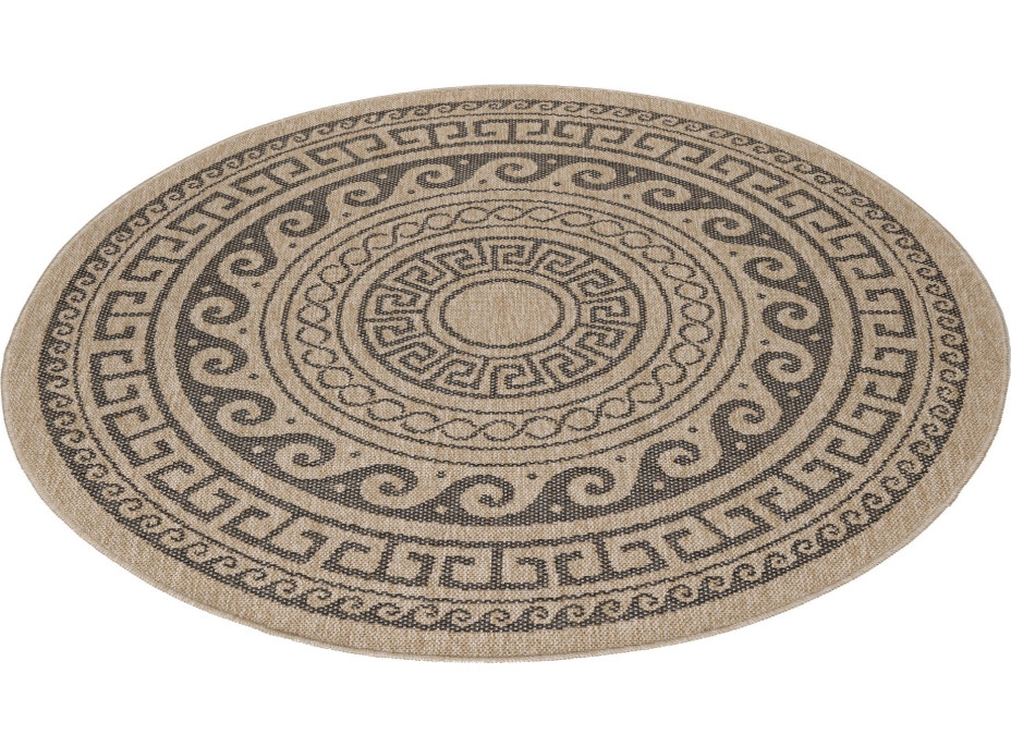 Kusový koberec Comilla 887 Black kruh