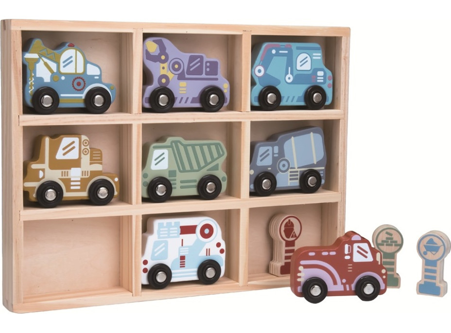 2Kids Toys Sada dřevěných aut