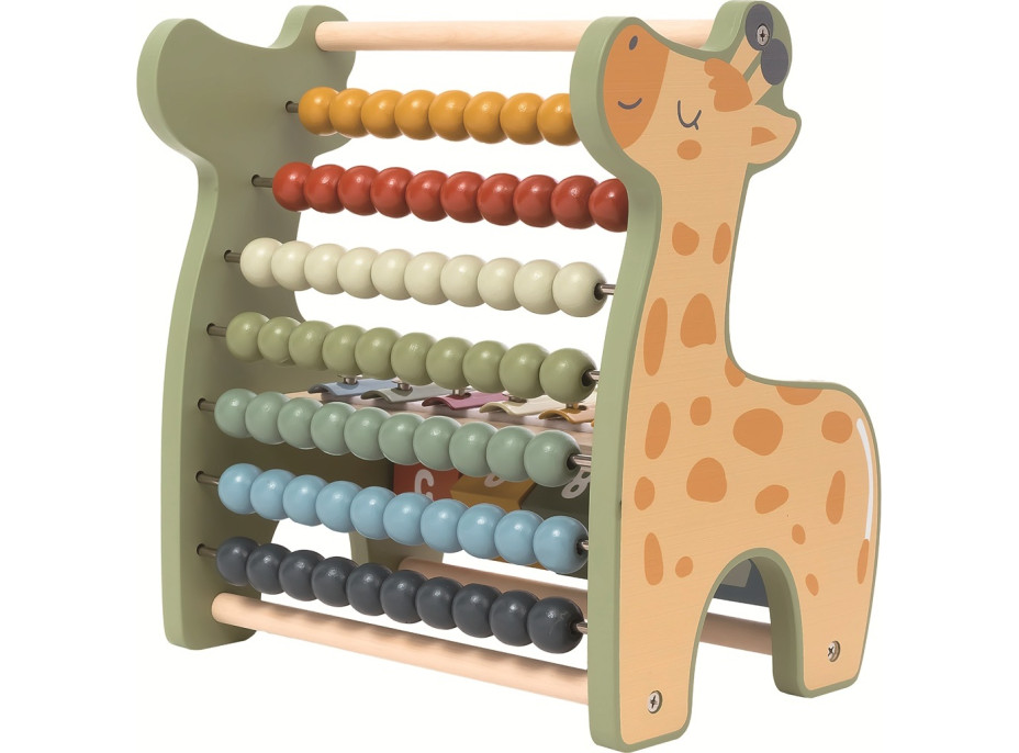 2Kids Toys Multifunkční počítadlo Žirafa