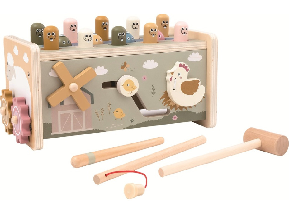 2Kids Toys Multifunkční zatloukačka Farma