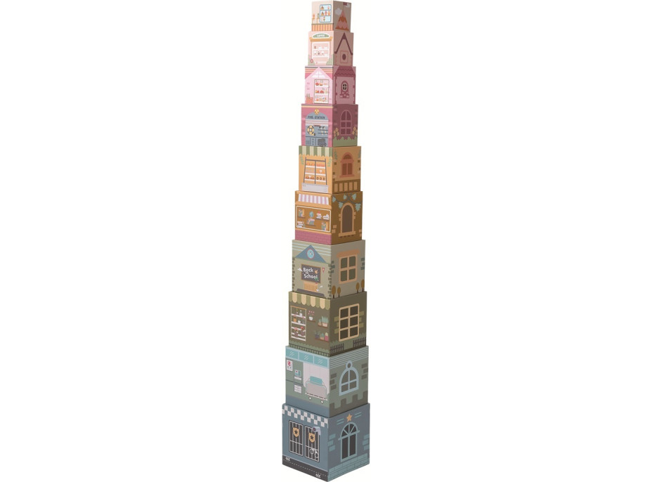 2Kids Toys Skládací věž z kostek City