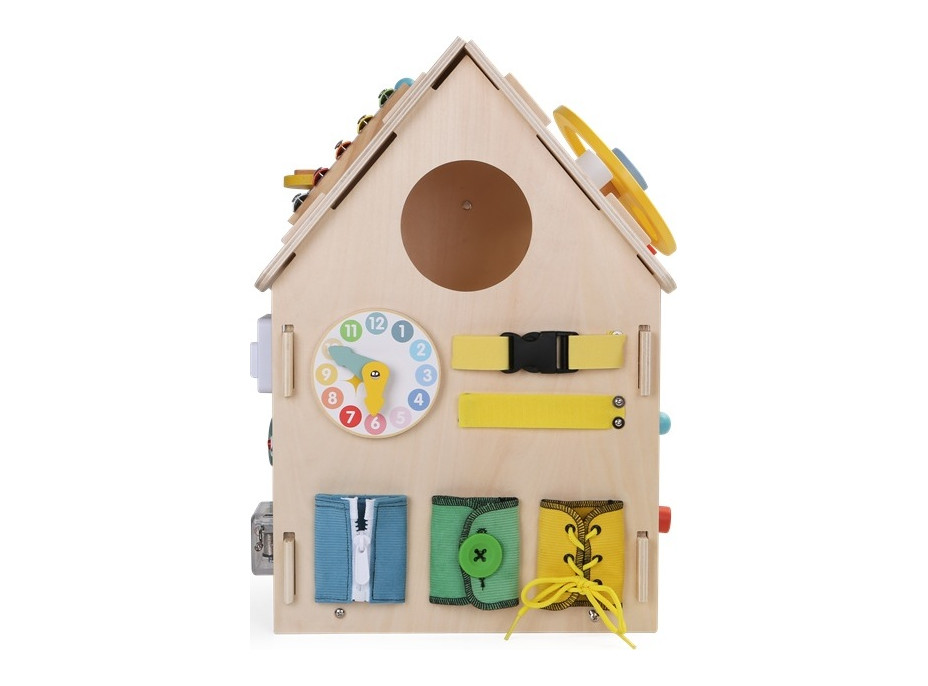 2Kids Toys Activity board Domeček přírodní