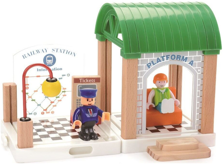 2Kids Toys Vláčkodráha Město a Vesnice 200 dílů