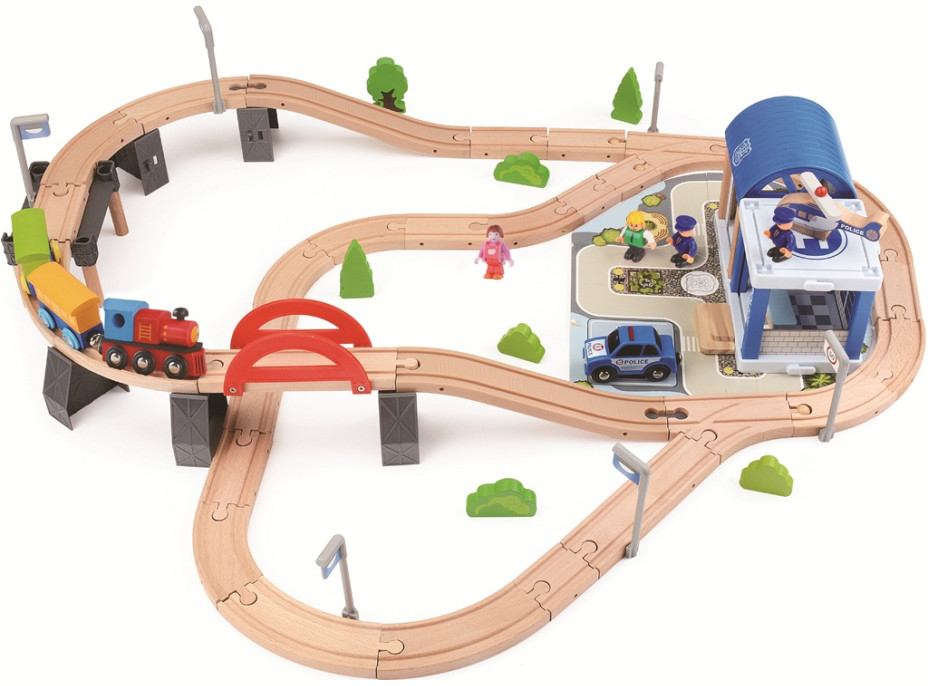 2Kids Toys Vláčkodráha Město 90 dílů