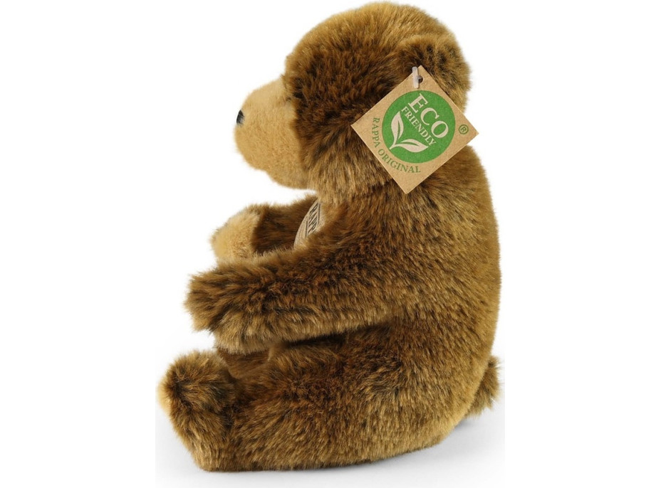 Rappa Plyšový medvěd hnědý 19 cm ECO-FRIENDLY