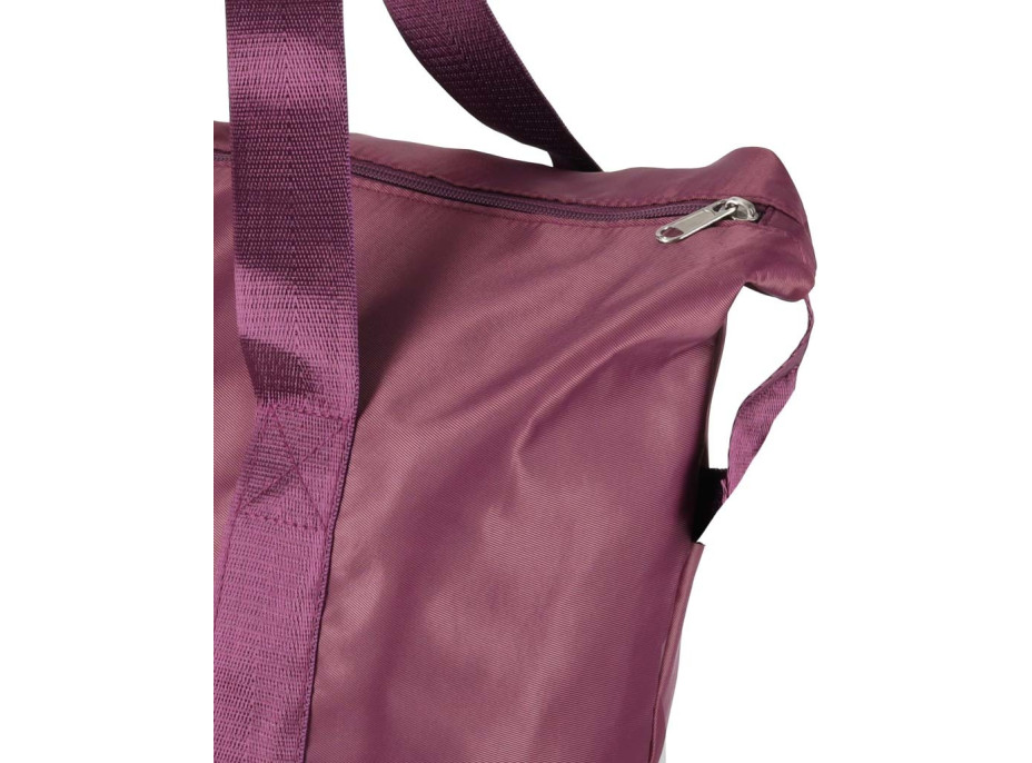 Cestovní taška na kolečkách skládací cestovní prostorná 3 velikosti fialová