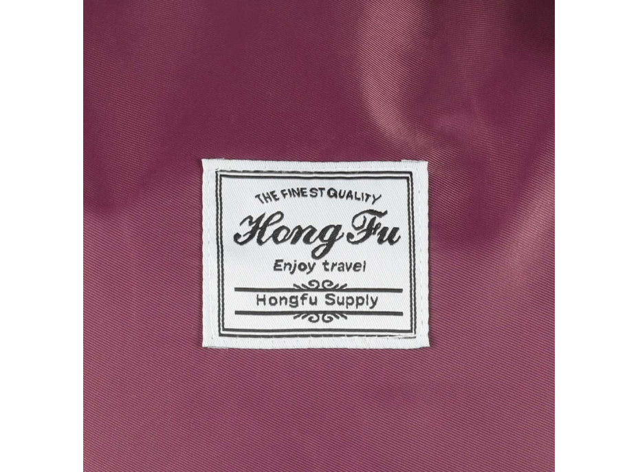 Cestovní taška na kolečkách skládací cestovní prostorná 3 velikosti fialová