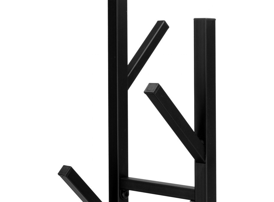 Moderní designový stojanový věšák CERES - černý