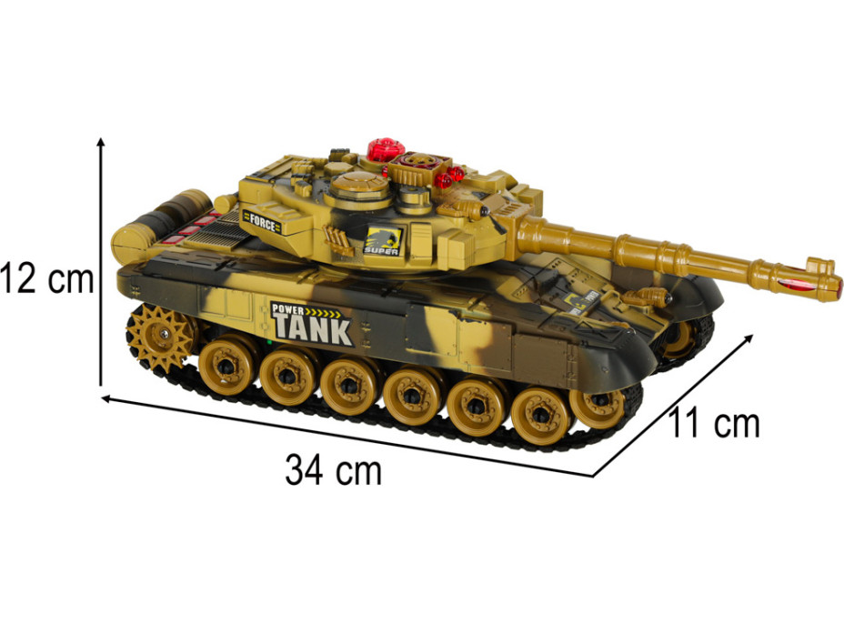 RC válečná tanková souprava 9993 2,4GHz