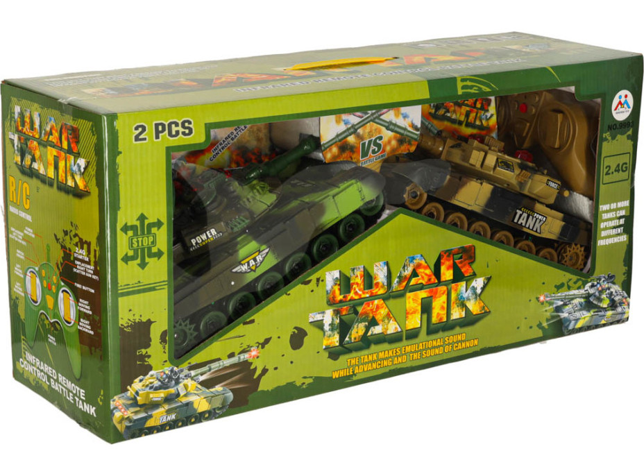 RC válečná tanková souprava 9993 2,4GHz