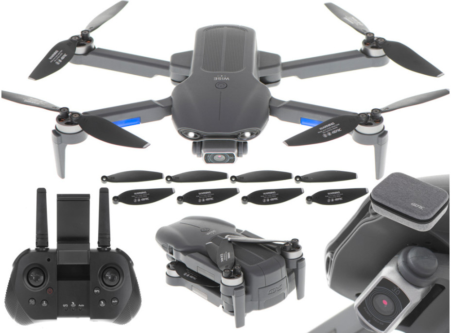 Dron RC F9 6K HD kamera GPS WIFI 2000m dosah