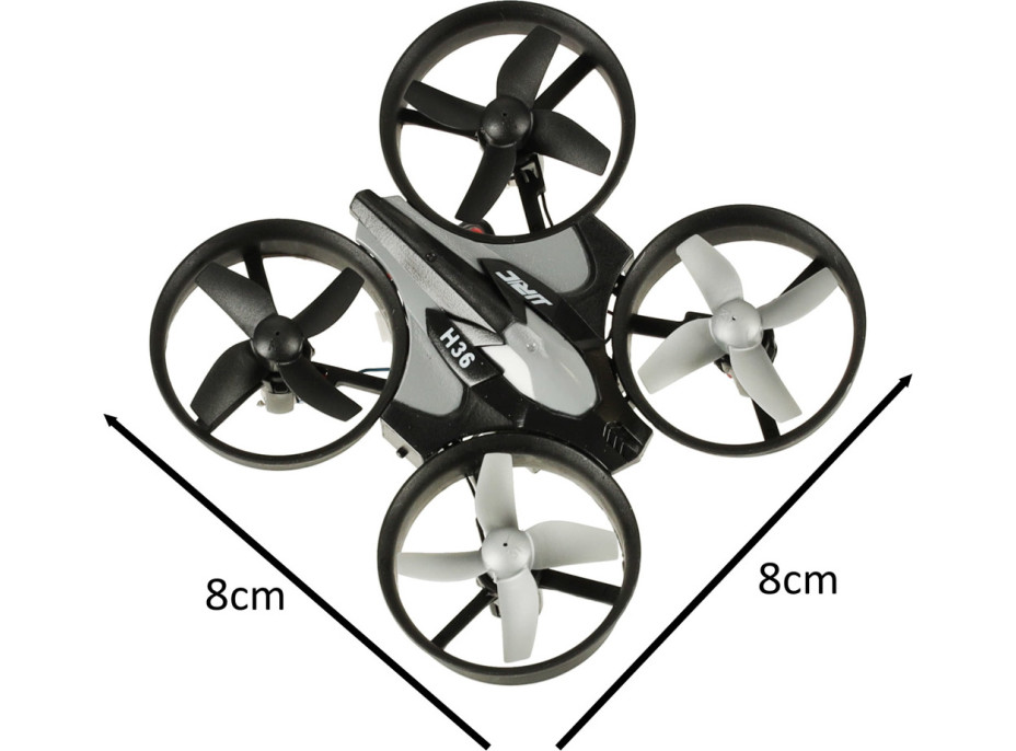 JJRC H36 mini 2,4GHz 4CH 6osý RC dron černý