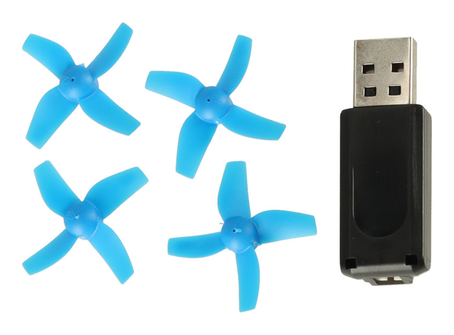 Dron RC JJRC H36 mini 2.4GHz 4CH 6 os - modrý