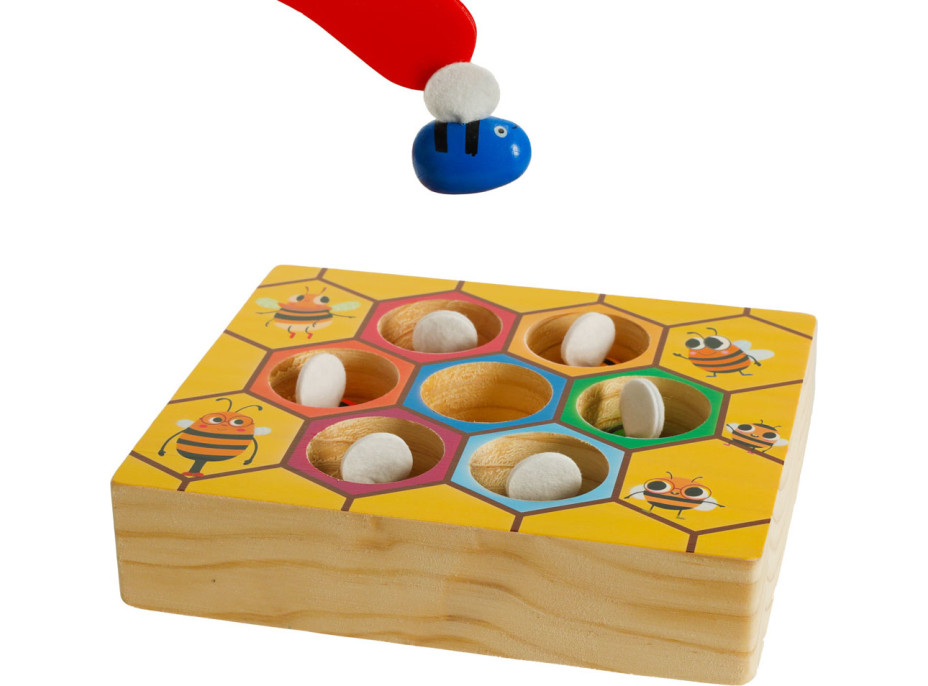 Vzdělávací Montessori hra - Včelí plástve