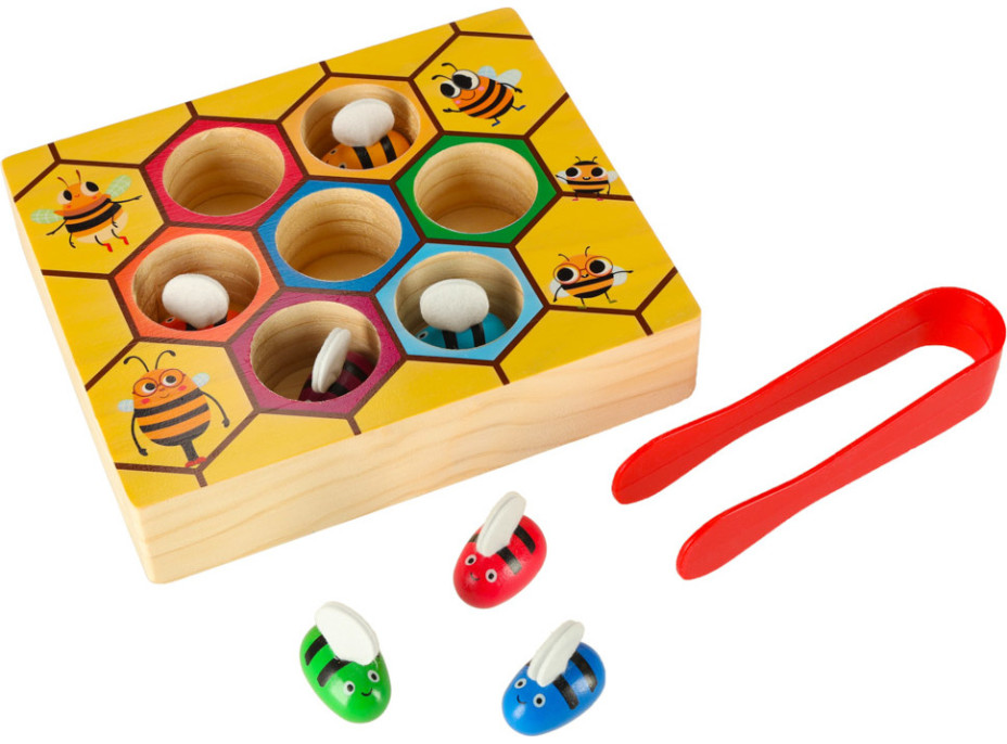 Vzdělávací Montessori hra - Včelí plástve