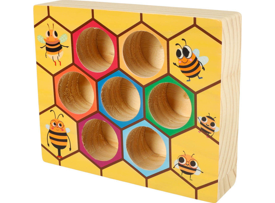 Vzdělávací Montessori hra - Včelí plástve