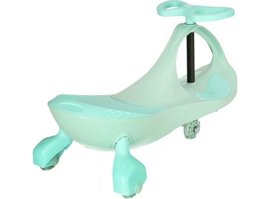Odrážedlo Swing Fix s LED koly - mátová