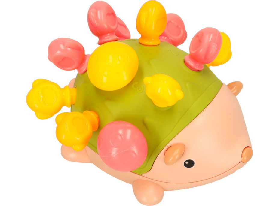 Smyslově vzdělávací Montessori vkládačka - Zelený ježek
